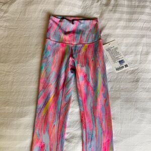 lululemon athletica Marble Leggings - Pink and Blue